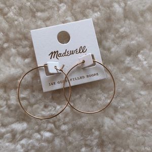 Madewell 14k Gold filled Hoops
